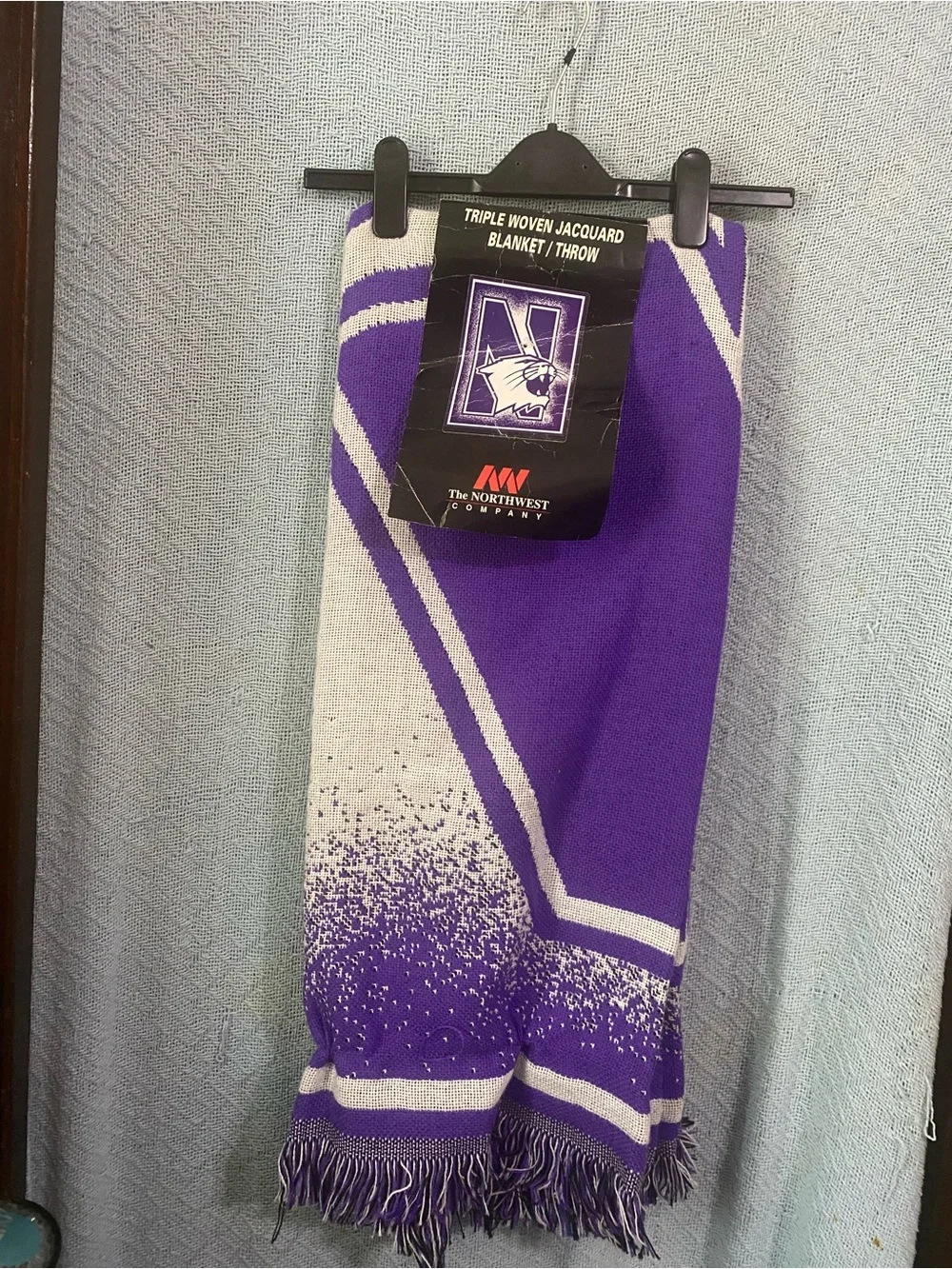 Northwestern Wildcats Purple and White Kids Scarf